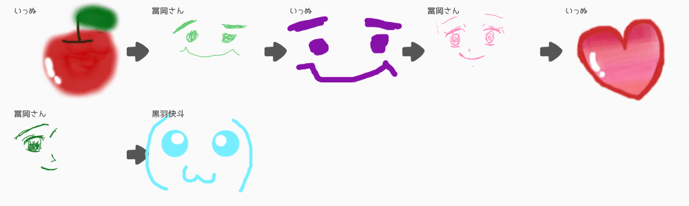 ブラウザ上で遊べる オンライン 絵しりとり